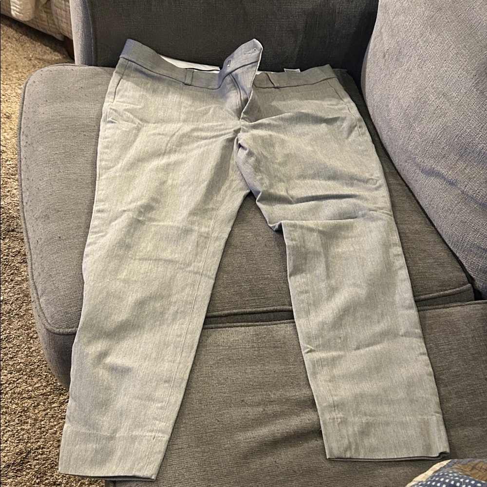 Banana Republic Light Gray Dress Pants Women’s size 8.